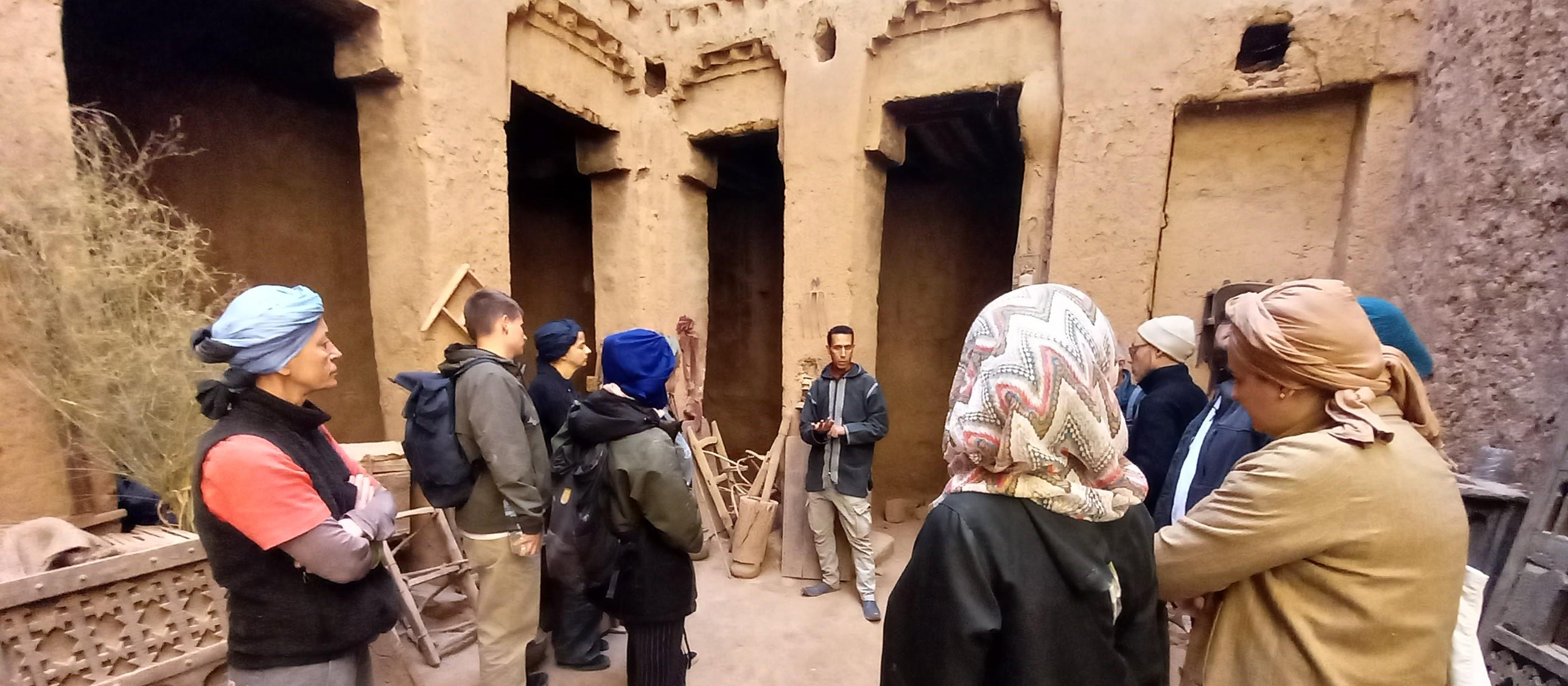 Hassan is presenting his Kasbah